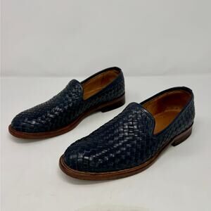 Donald J. Pliner Zelvyn Woven Loafer in Blue-Size 9